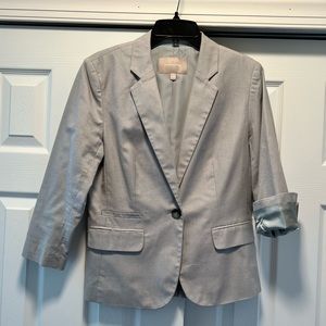 Banana Republic Grey Blazer - 3/4 Length Sleeves